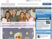 Tablet Screenshot of coloncancerfoundation.org